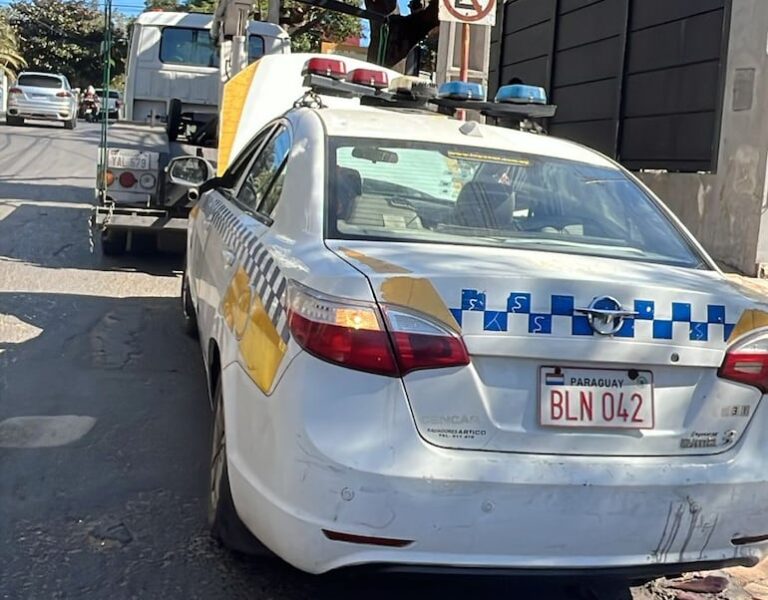 De tres patrulleras de la PMT de Asunción funcionando, ahora quedan dos