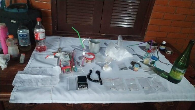 Detienen a cambista con drogas en Ciudad del Este.