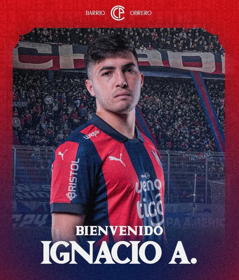Cerro Porteño presenta a Ignacio Aliseda – Cerro Porteño