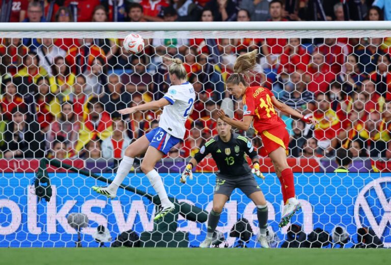 Inglaterra – España, la final de la femenina EuroCup Live | Alessia Russo ata el partido de la cabeza