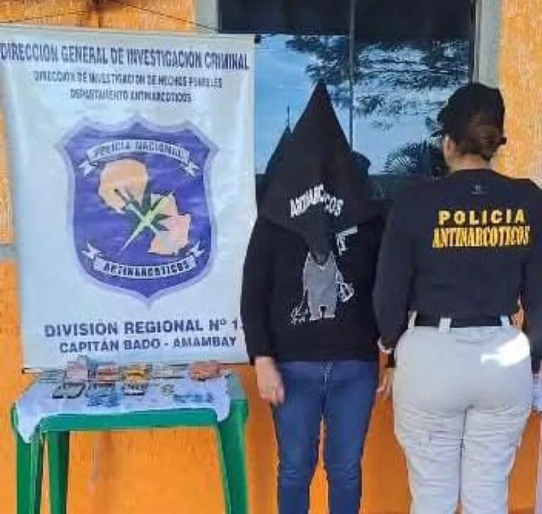 Allanamiento en Capitán Bado: detienen a mujer y incautan droga.