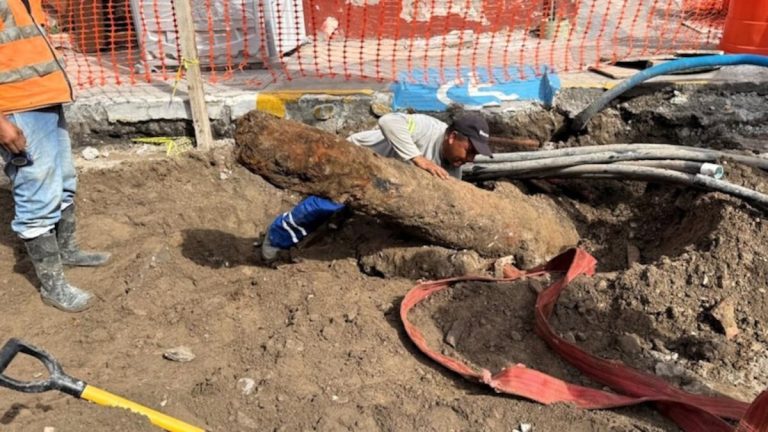 Cañones, huesos de animales y restos de cerámica: la remodelación