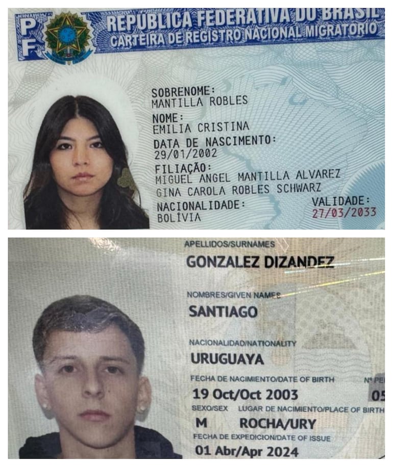 Detienen a la cuñada de Sebastián Marset en aeropuerto.
