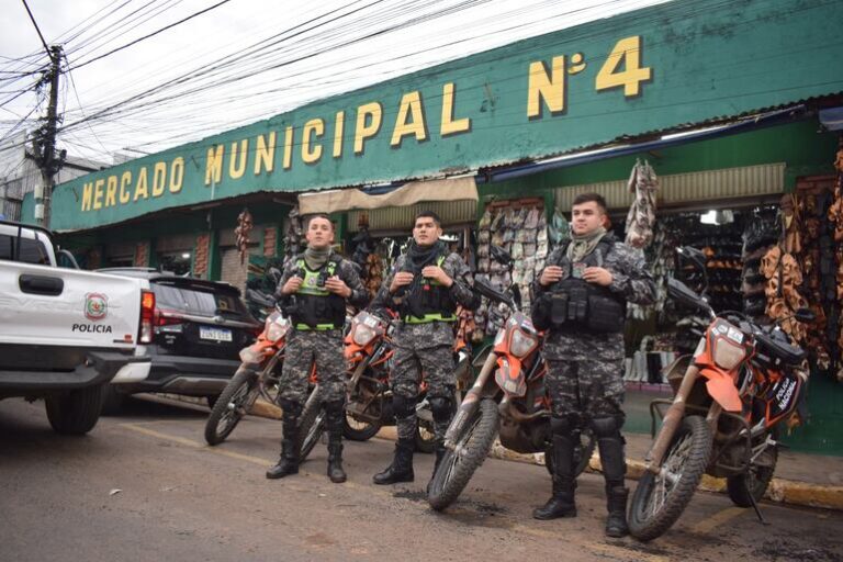 Mercado 4: refuerzan seguridad con Grupo Lince permanente.