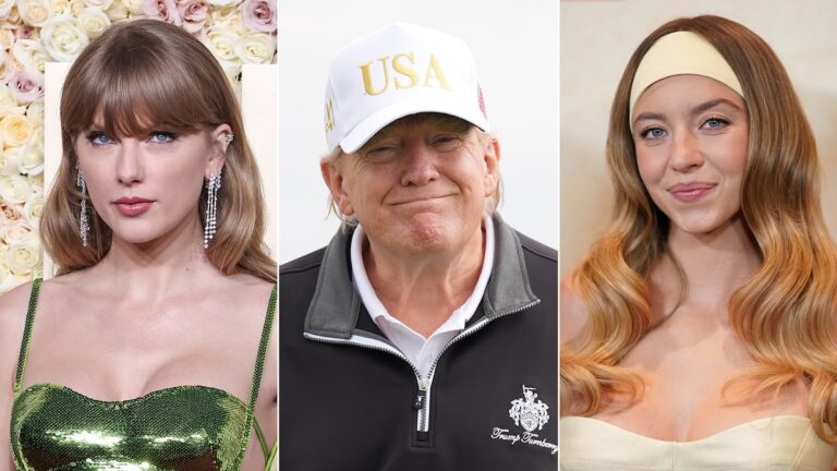 Trump aprovecha el controvertido de Sydney Sweeney para atacar a Taylor Swift