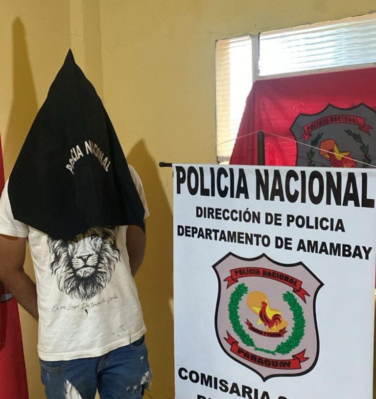 Hombre con arresto domiciliario intenta robar en condominio de Pedro Juan Caballero.