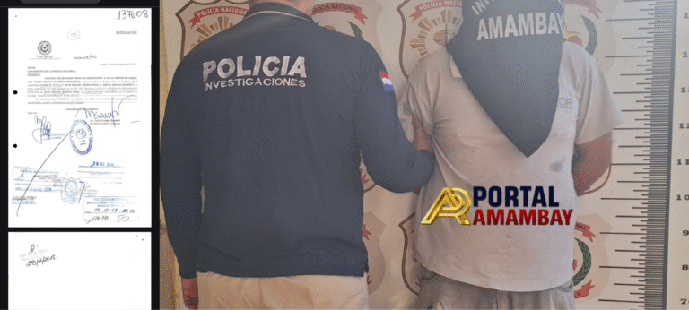 Capturan en Capitán Bado a hombre con dos órdenes de captura por abuso sexual en niños y otros delitos