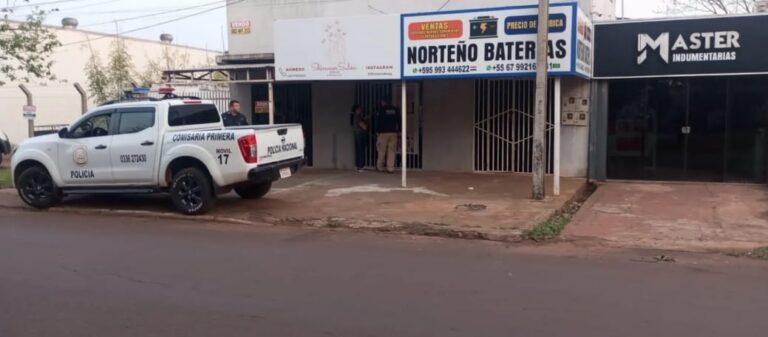 Ola de hurtos: delincuentes atacan al mismo tiempo tres negocios en Pedro Juan Caballero