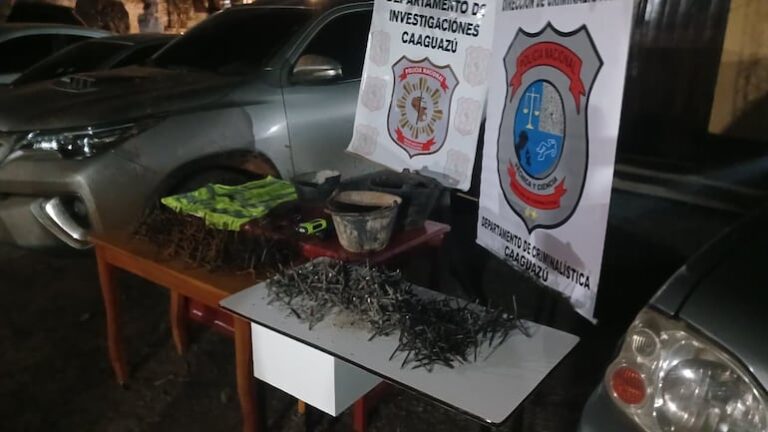 Septiembre: séptima detención por intento de asalto en Caaguazú.