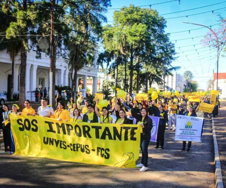 Villarrica marcha por la vida: contra el suicidio