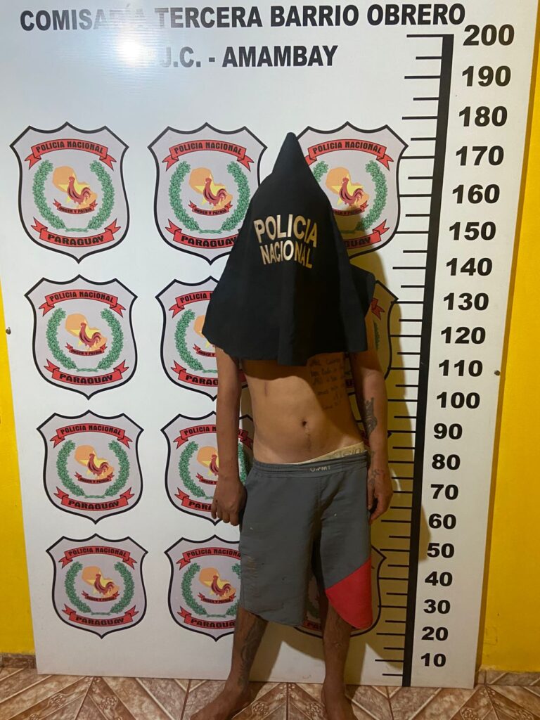 Joven con antecedentes es detenido por agredir a su madre