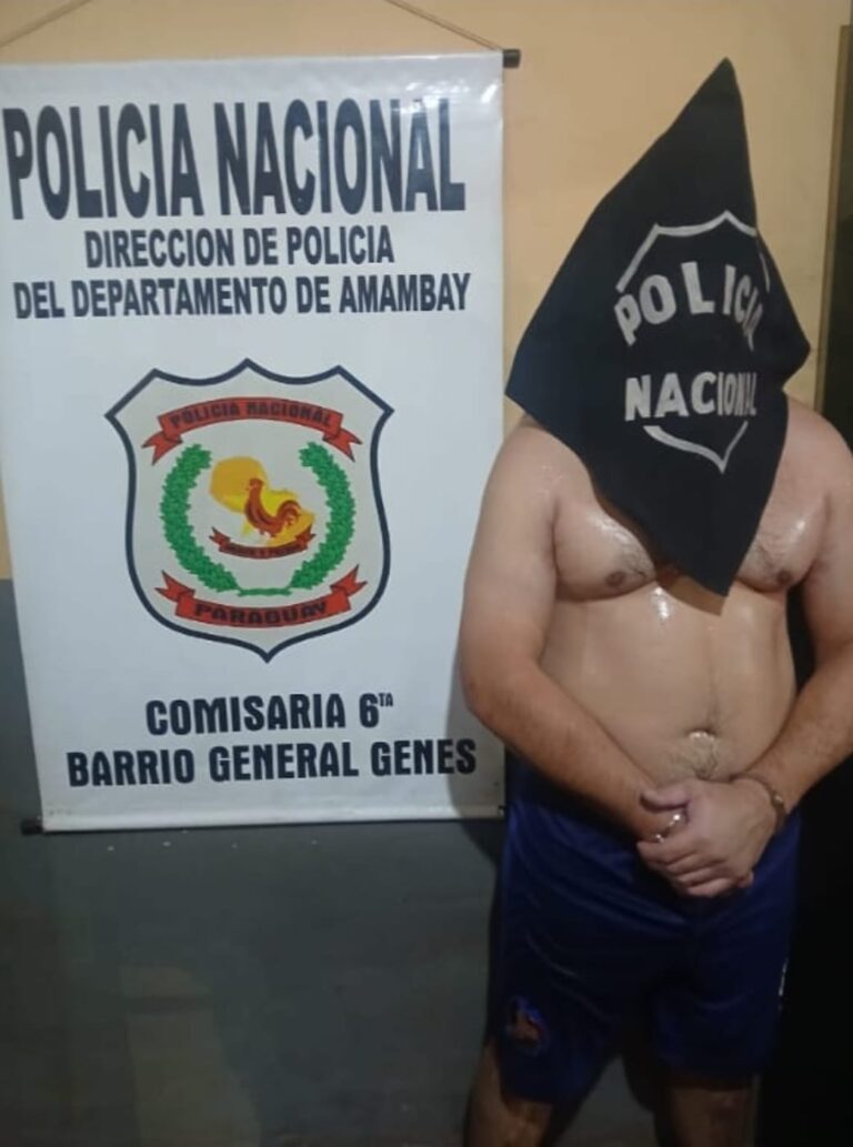 Aprehendido por causar disturbios en una estación de servicios