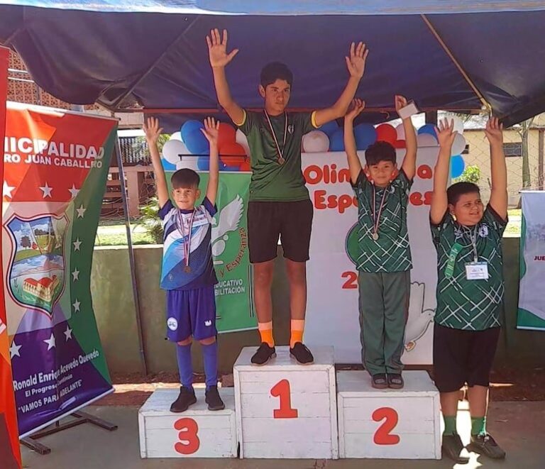 Atletas destacan en los Juegos Regionales de Pedro Juan Caballero.