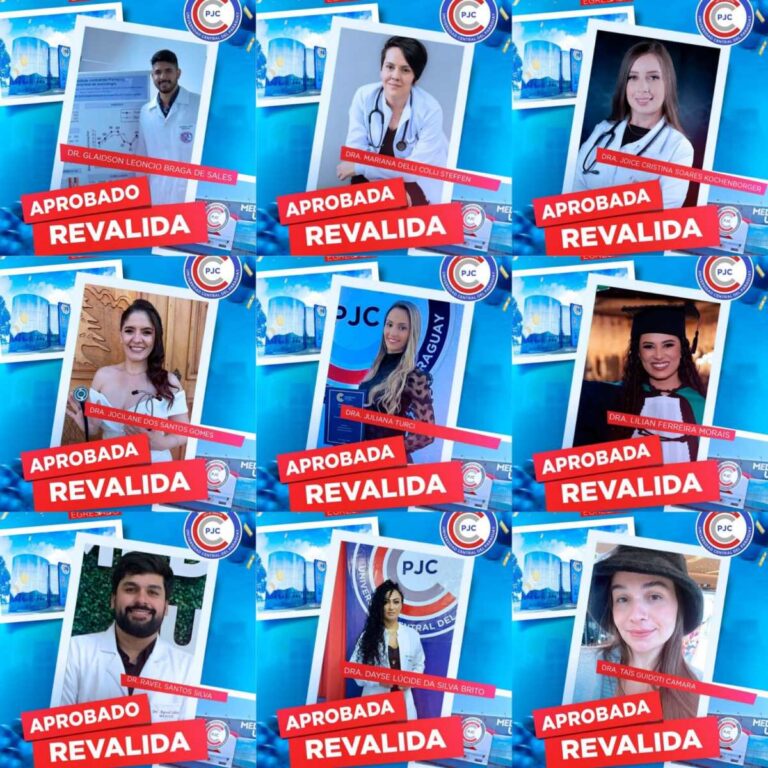 Médicos de la UCP-PJC obtienen histórica aprobación en Revalida Brasil 2025.