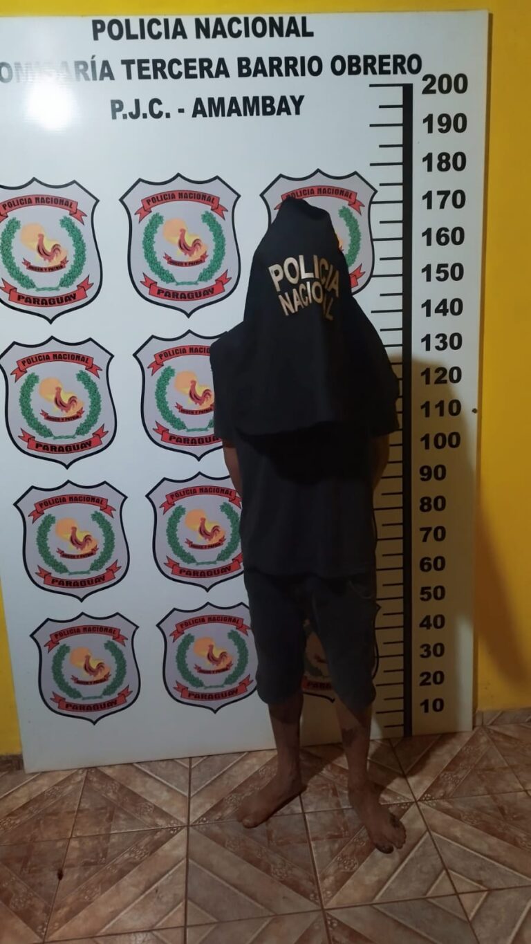 Aprehenden a un joven por supuesto hecho de violencia familiar en el asentamiento San Miguel