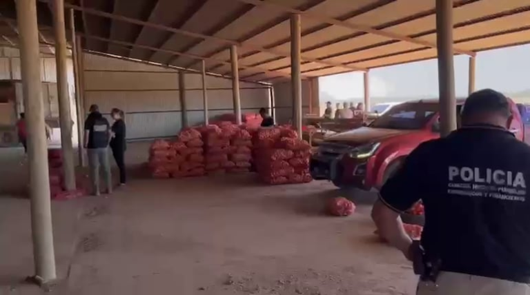 DNIT confiscó cebollas de productor reconocido por el MAG.