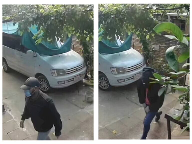 Dos hombres entran en casa de mujer y escapan.