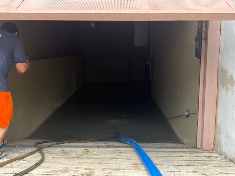 Rescatan a hombre y su perro de ahogarse en Asunción.