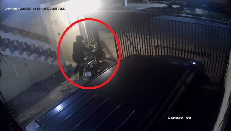 Video: así robaron una motocicleta en Sajonia.