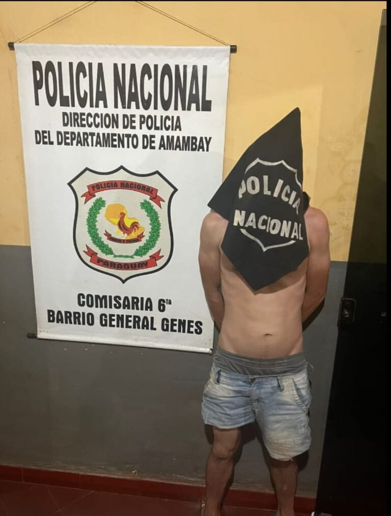 Detienen a hombre con tres órdenes de captura pendientes en Pedro Juan Caballero