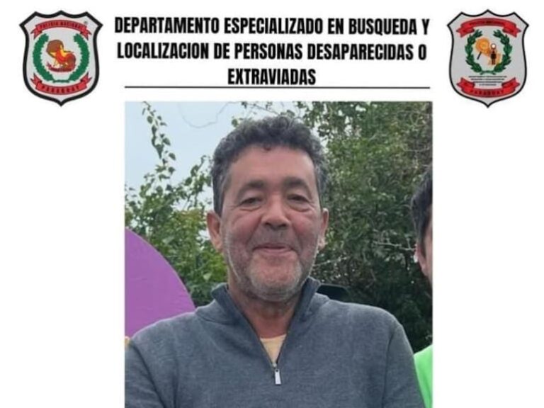 Encuentran sin vida a hombre desaparecido en Alberdi.