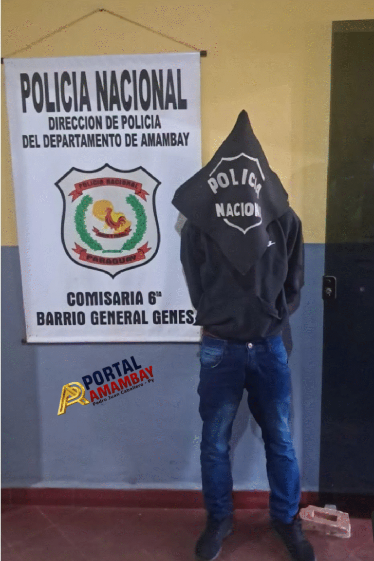 Hombre es aprehendido en flagrancia tras intentar robar a una mujer en el barrio General Genes