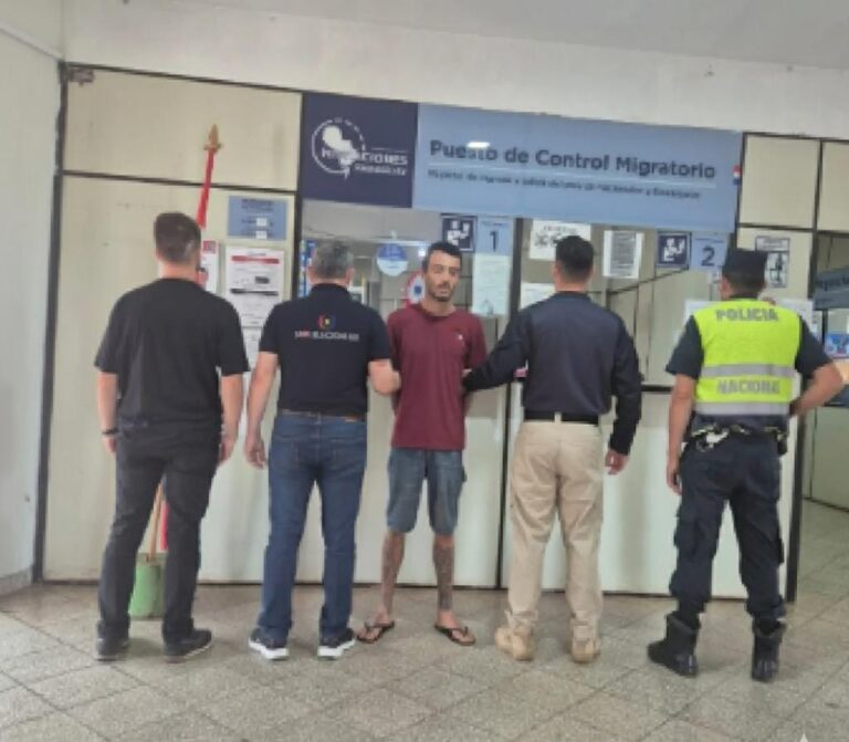 Detienen a brasileño con tres órdenes de captura en Pedro Juan.