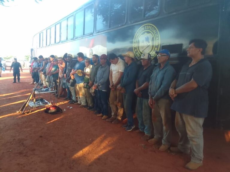 Lusipar: 29 campesinos imputados y piden prisión por invasión.