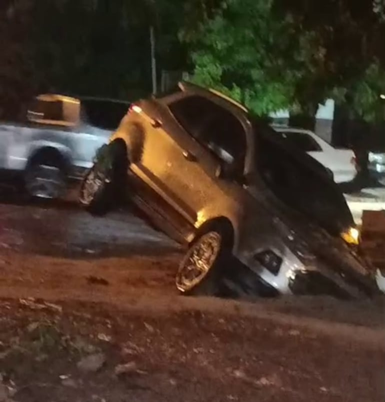 Video: accidente en San Pablo por falta de señalización.