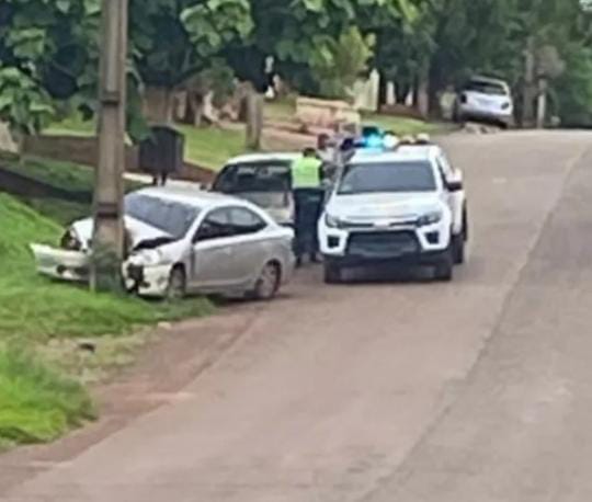 Conductor ebrio causa accidente y es arrestado en Pedro Juan Caballero.
