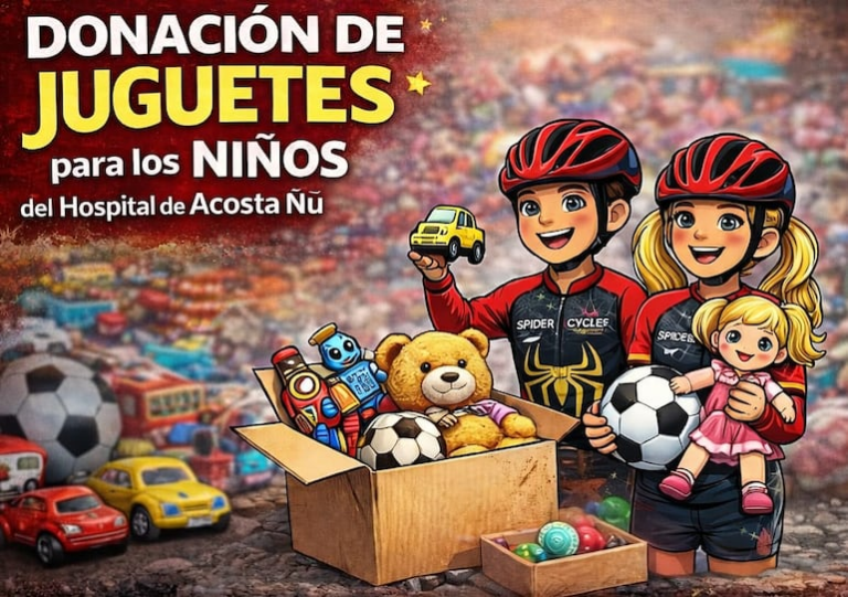 Ciclistas organizan recolección de juguetes para Hospital Acosta Ñu.
