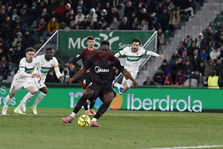 LaLiga Española: Akor Adams detiene la racha negativa del Sevilla ante el Elche – Fútbol Internacional