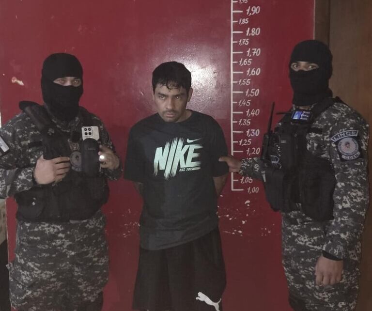 Lambaré: Grupo Lince detiene a joven armado con antecedentes.