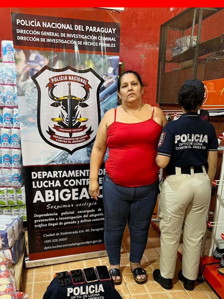 Liberan rápidamente a presunta “reina del abigeato” detenida.