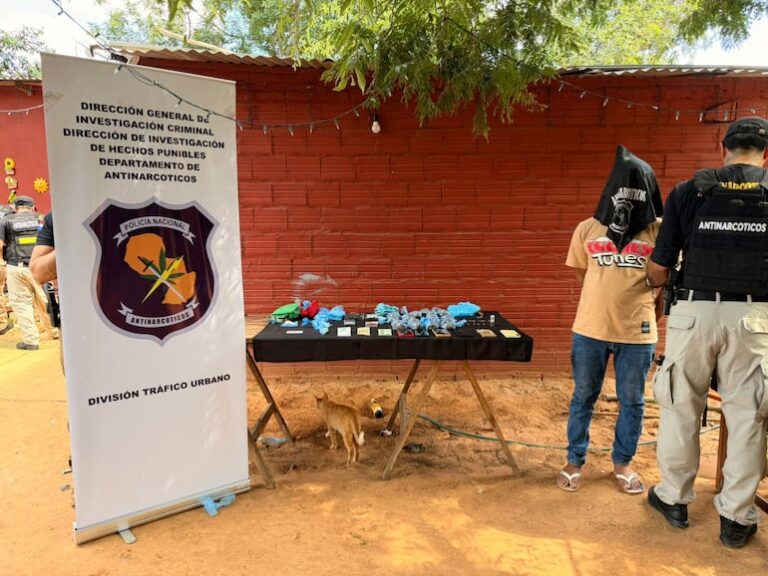 Luque: operativos incautan cocaína, crack y marihuana.