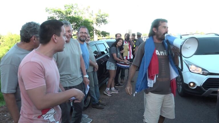 Protestan en Ecovía: piden liberación de peaje y cuestionan concesión.