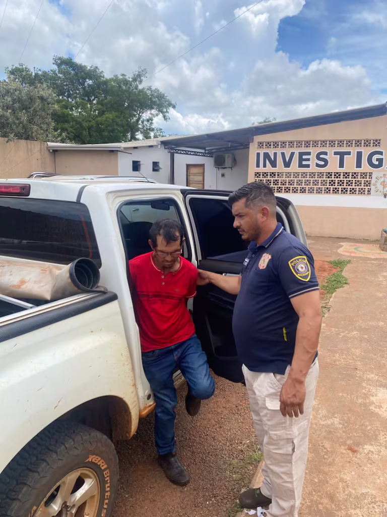 Detienen a sospechoso de feminicidio en Capitán Bado, Paraguay.