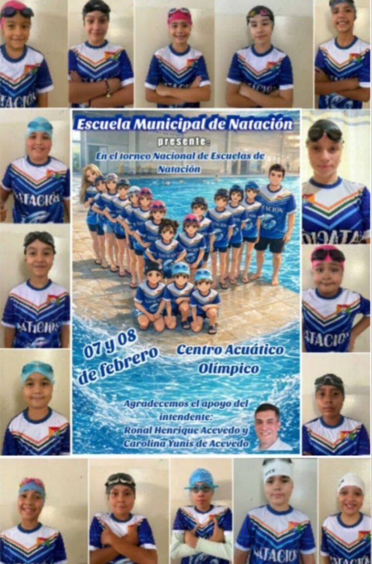 Pedro Juan Caballero se prepara para decir presente en el Nacional de Natación