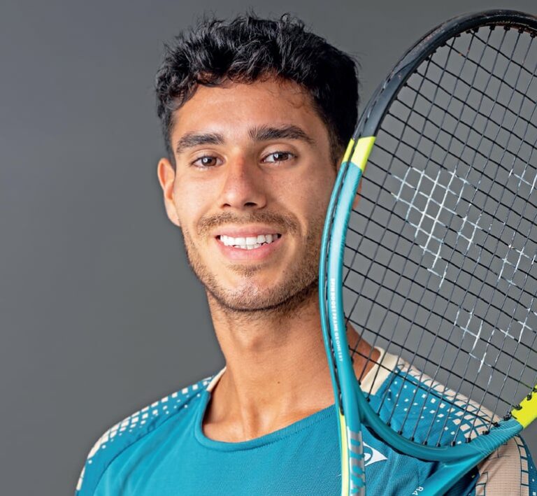 Dani Vallejo, la esperanza del tenis paraguayo.