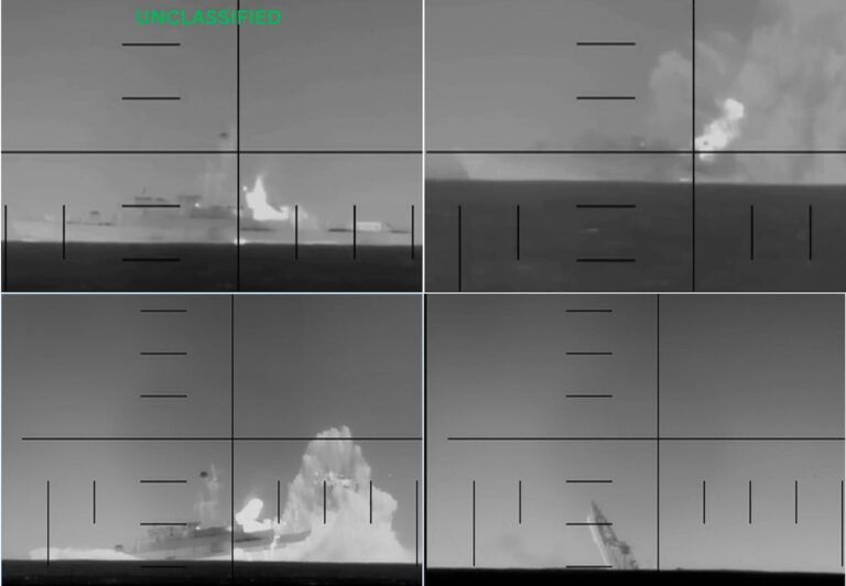 Estados Unidos torpedea un buque de guerra iraní en el Océano Índico