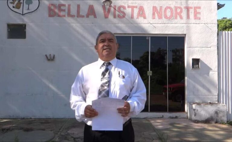 Roberto Esquivel anuncia su precandidatura a concejal en Bella Vista Norte.