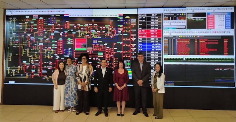 ANDE recibe delegación estadounidense para fortalecer sistema eléctrico en Asunción