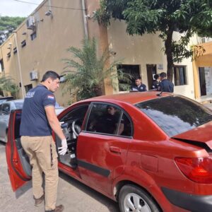 Delincuente escapa tras hurto de autopartes en Municipalidad de Asunción