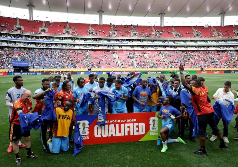 RD Congo asegura su lugar en el Mundial tras derrotar a Jamaica en Zapopan.