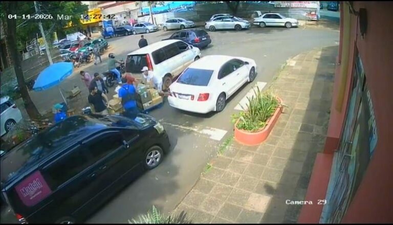Tres trabajadores asaltados en Ciudad del Este durante transporte de celulares