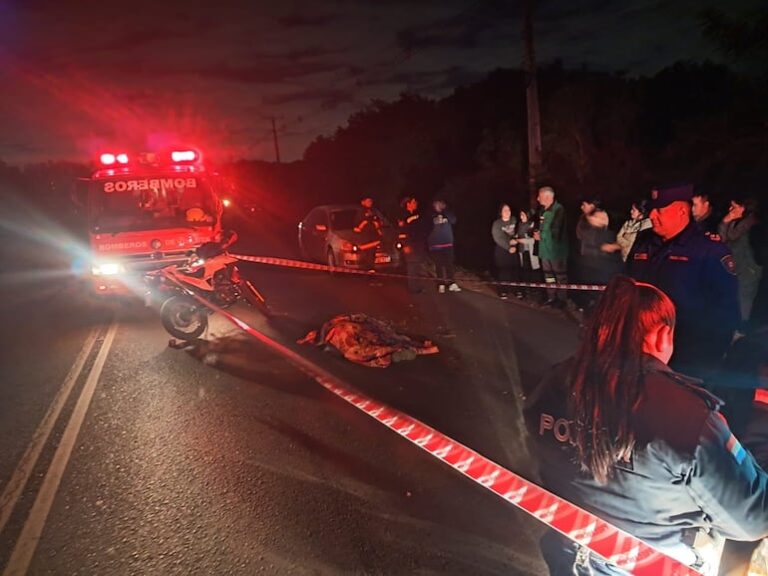 Accidente en ruta PY19 en Villeta deja mujer de 67 años fallecida