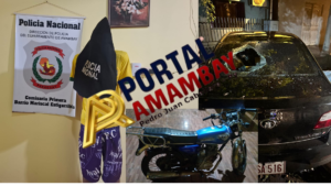¡Furia desatada! No aceptaba al novio de su madre, atacó la casa y destrozó un auto a pedradas