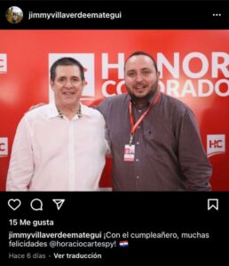 Gobierno desmarca a militante colorado vinculado a ataques contra periodistas en Paraguay