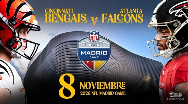 La NFL anuncia a los Cincinnati Bengals como rival de los Atlanta Falcons en Madrid