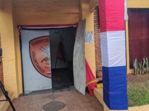 Militar causa destrozos en cuartel de bomberos en Capiatá